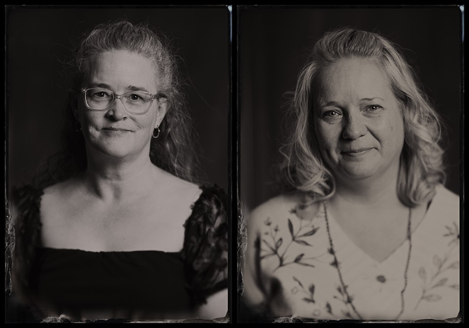 BNI networking tintypes of women