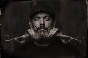 mile high beard bout mustach competition tintypes