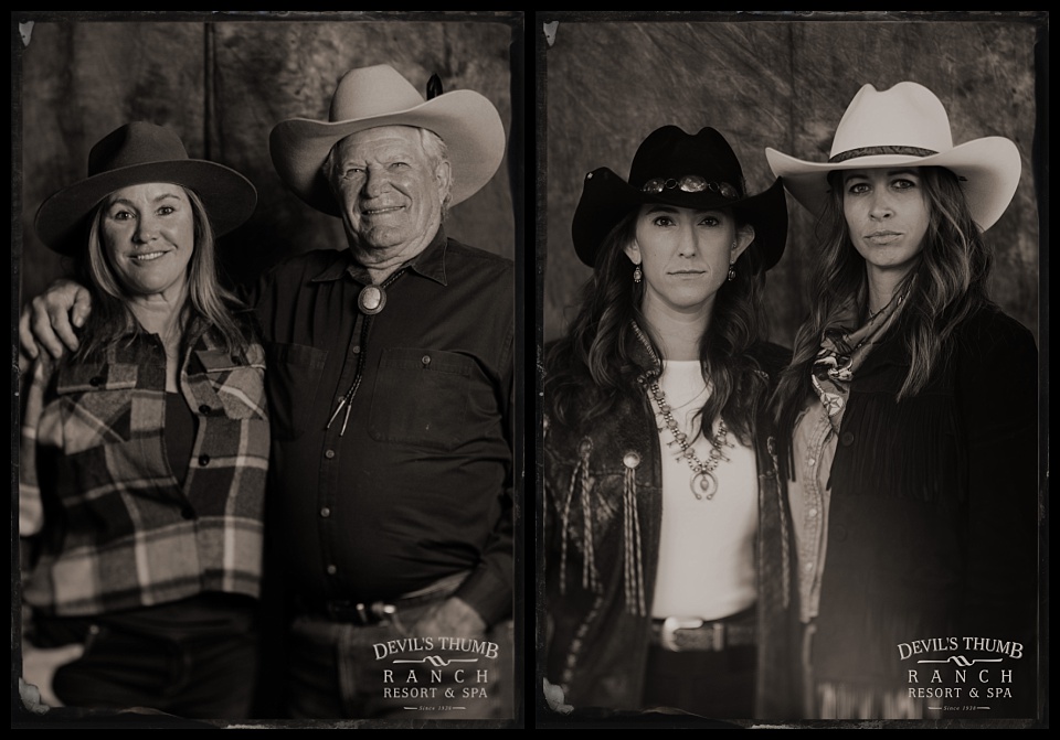 tintype of couples