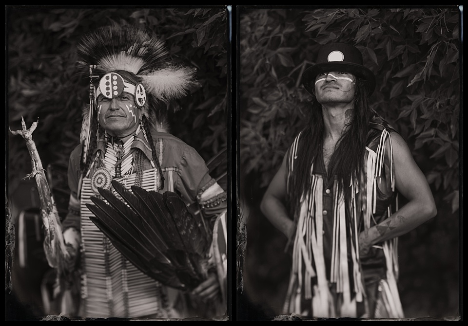 douglas county fair tintype photobooth rocky mountain indigenous dancers men