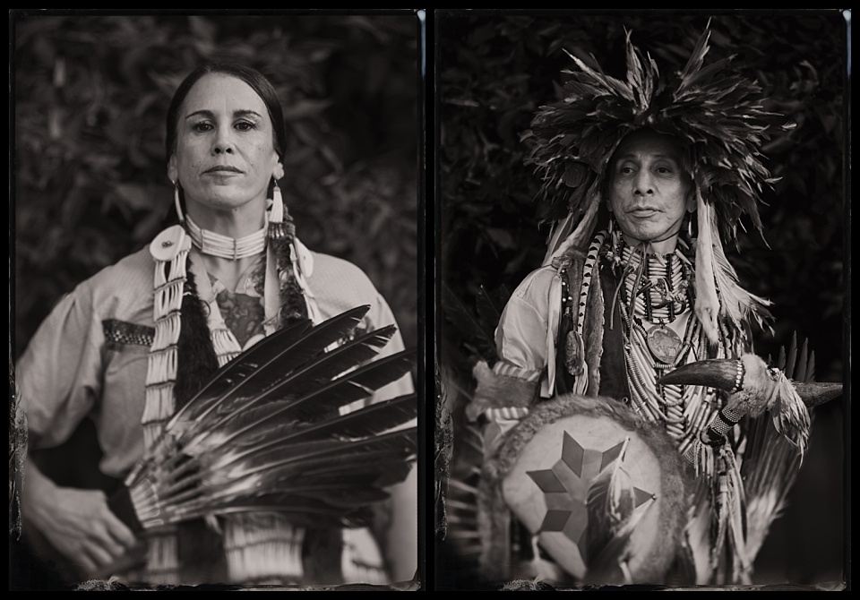 douglas county fair tintype photobooth rocky mountain indigenous dancers couple solo portraits
