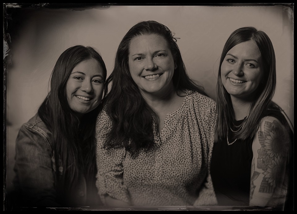 tintypes at georgies in denver group photo of event planning team