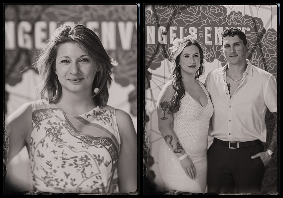 rooftop private kentucky derby party at Four Seasons Denver tintype photobooth