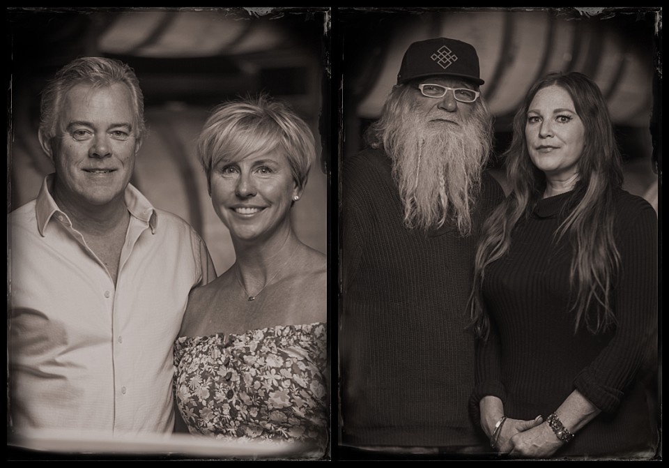 laws whiskey house gargoyles party tintypes portraits of couples