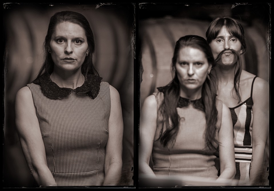 laws whiskey house gargoyles party tintypes solo womens portrait and another funny one with a friend