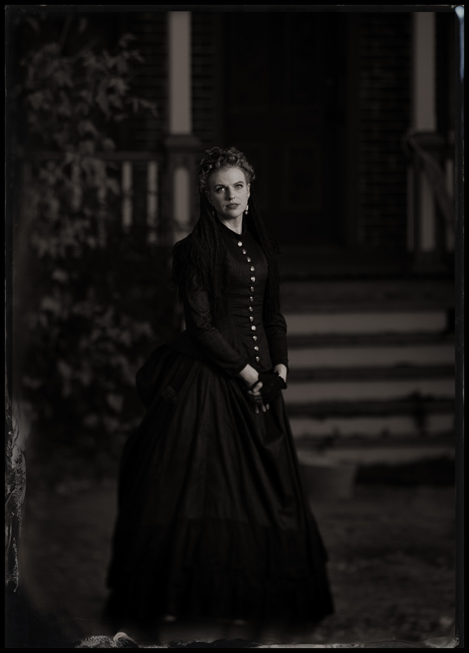 spirits and spirits tintype photobooth victorian mourning woman four mile historic park