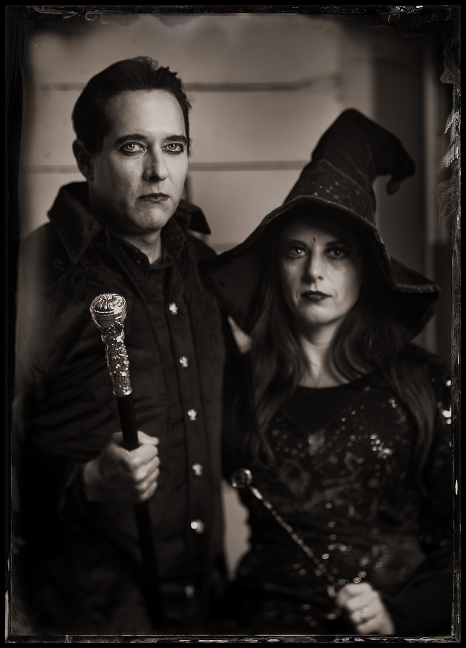 spirits and spirits tintype photobooth witchy victorian halloween party