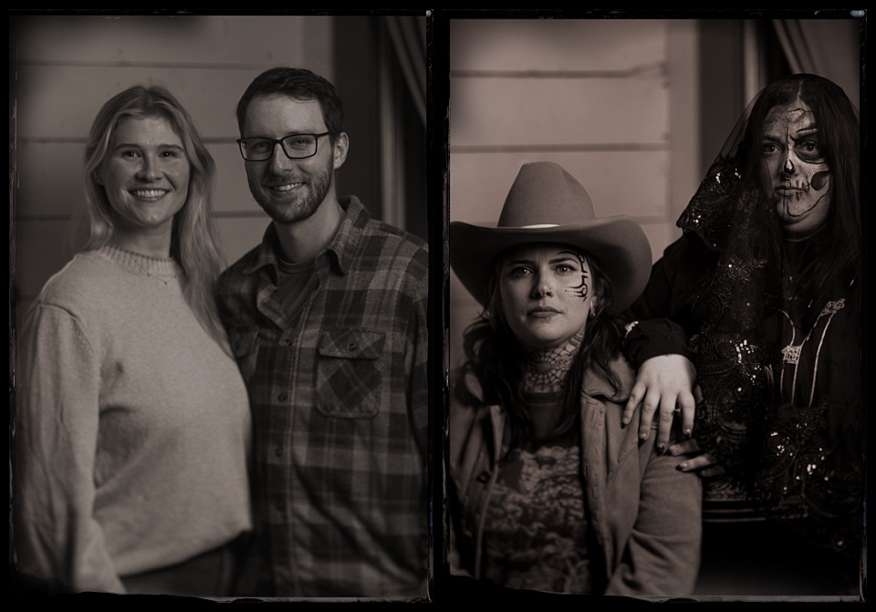 spirits and spirits tintype photobooth face makeup