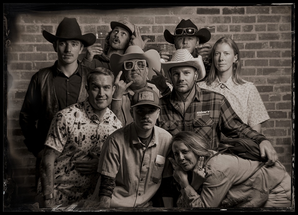 tintype photobooth wild west winterfest large group portrait