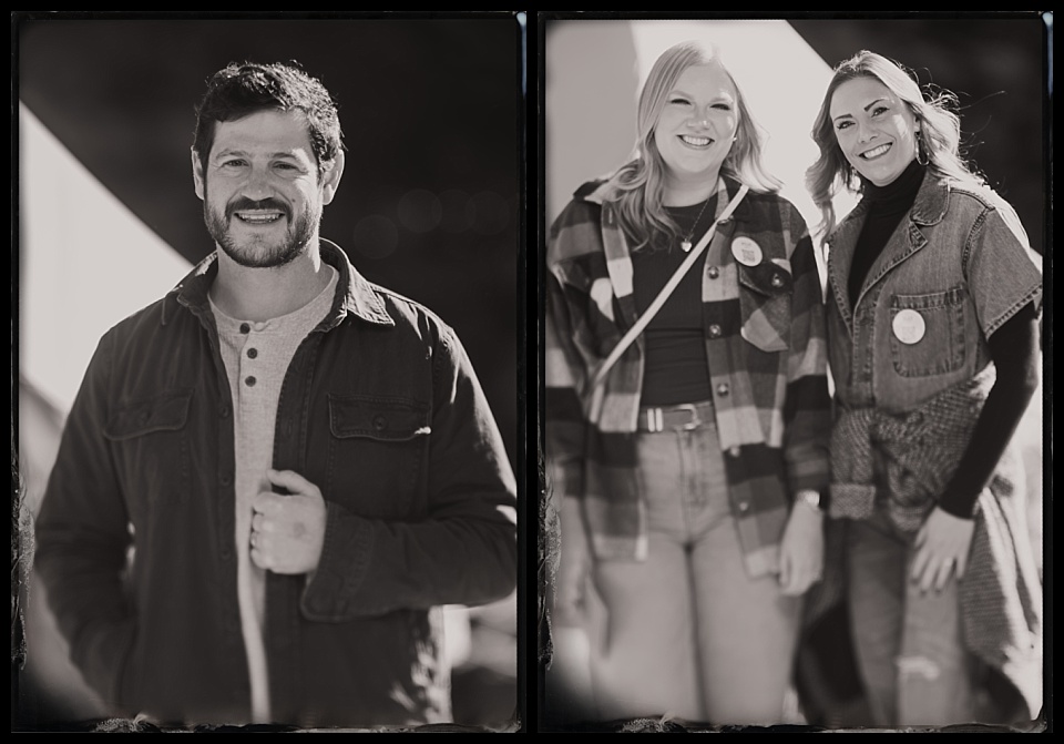 WIPA glamp gather party tintype photobooth outside tent