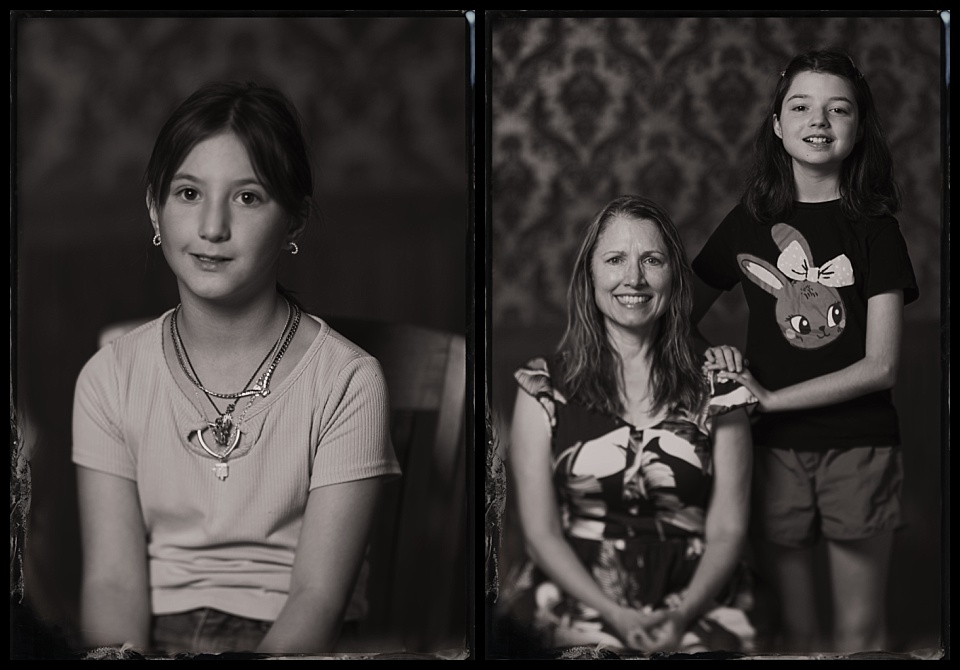 tintypes at jubilee days wyoming territorial prison museum statehood day portraits with kids